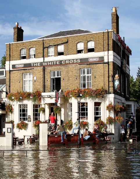 Flooded terrace Richmond