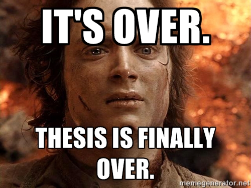 it's over thesis