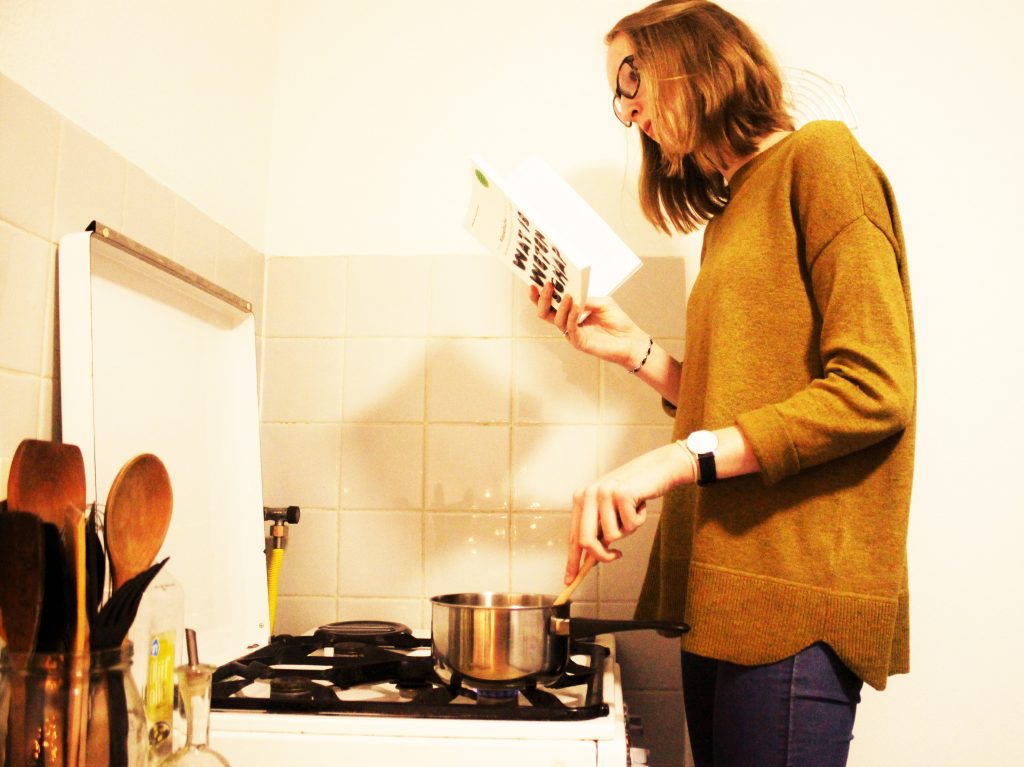 Lezen tijdens het koken