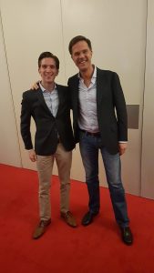 Florian met Mark Rutte