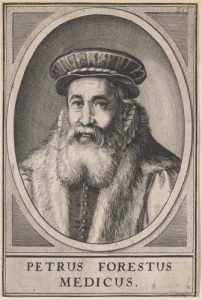 Portret van Petrus Forestus